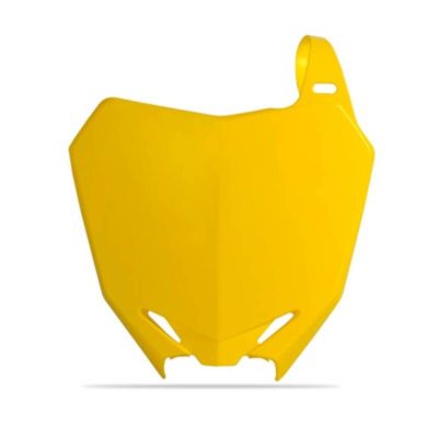 Plaque numéro jaune Suzuki RMZ 250 10-18 / 450 08-17