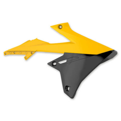 Ecope de radiateur jaune-noir Suzuki RMZ 450 2018 ->