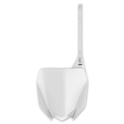 Plaque numéro blanc Yamaha YZ 250 F 2019 -> YZ 450 F 2018 ->