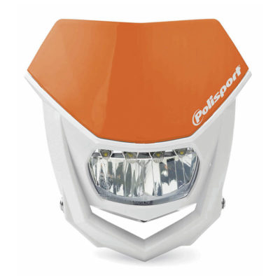 Phare HALO LED Polisport blanc-orange-KTM CE