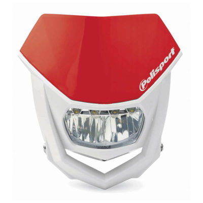Phare HALO LED Polisport blanc-rouge-Honda CE