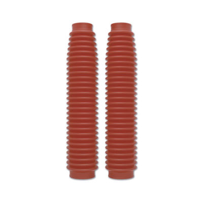Soufflets fourche d:41/59mm l:350mm rouge 2pcs