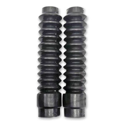 Soufflets fourche 27/33mm l:200mm noir (2 pièces)