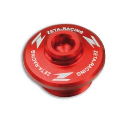 Bouchon de carter d`huile ZETA Honda/Kawasaki/Suz./Yamaha rouge