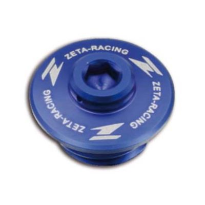 Bouchons de carter d`huile ZETA Honda/Kawasaki/Suz./Yamaha bleu