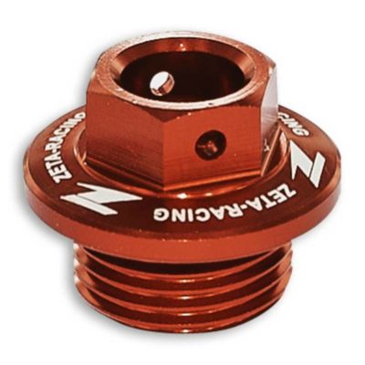 Bouchon de carter d`huile ZETA alu Husqvarna/Kawasaki/Suzuki rou