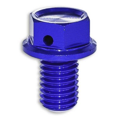 Vis de vidange magnétique ZETA alu Kawasaki M10x1.5 bleu