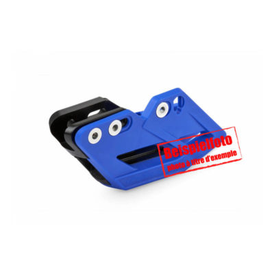 Guide chaîne compl. arrière Yamaha YZ F/WR F 250-450 09-16 bleu