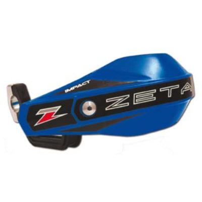 Protège-mains bleu univ. ZETA + fixation