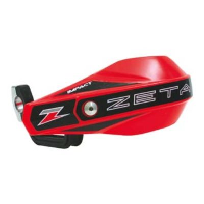 Protège-mains rouge univ. ZETA+fixation