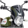Pare brise Puig rétro carbone/fumé, vert, rouge Ducati Scrambler