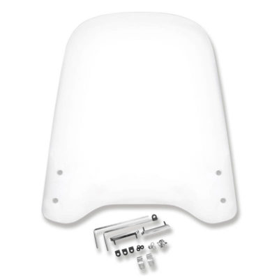 Pare brise 41.5x45.5cm avec kit fixation vélomoteur, scooter uni