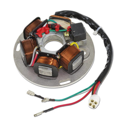 Stator Vespa PX125-200 E démarreur électr. 7 câble (R.O. 217983)