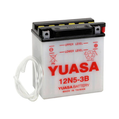 Batterie 12N5-3B  Yuasa ouverte sans acide