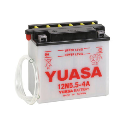 Batterie 12N5.5-4A Yuasa ouverte sans acide