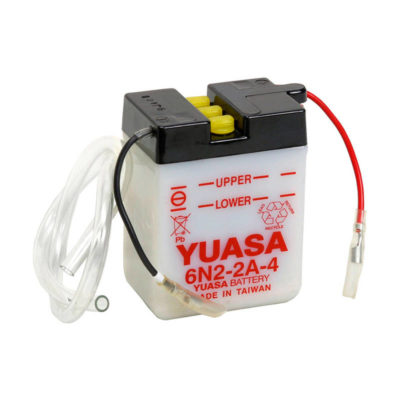 Batterie 6N2-2A-4  Yuasa ouverte sans acide