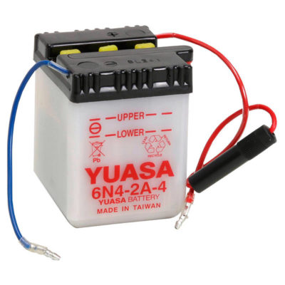 Batterie 6N4-2A-4  Yuasa ouverte sans acide