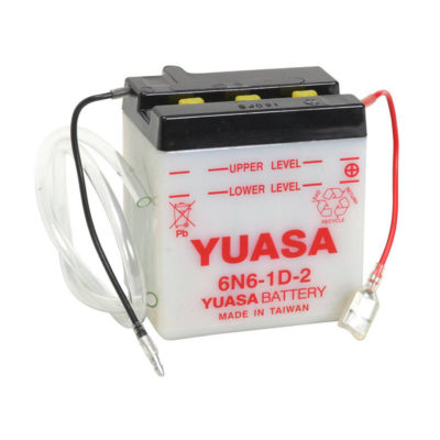 Batterie 6N6-1D-2  Yuasa ouverte sans acide