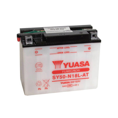 Batterie SY50-N18L-AT Yuasa ouverte sans acide