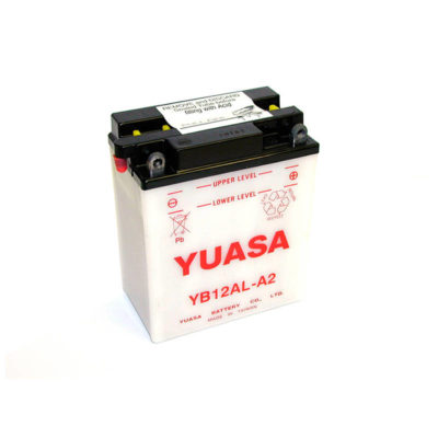Batterie YB12AL-A2  Yuasa ouverte sans acide