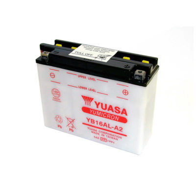 Batterie YB16AL-A2  Yuasa ouverte sans acide