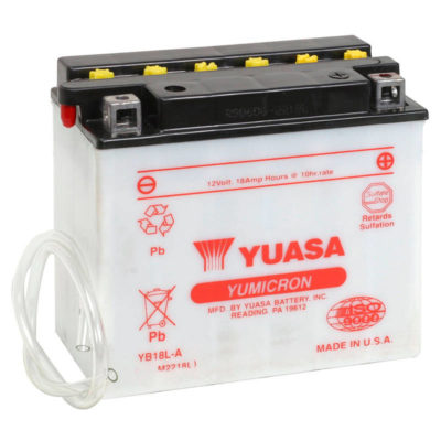 Batterie YB18L-A  Yuasa ouverte sans acide