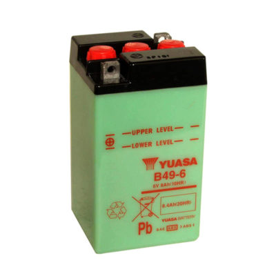 Batterie B49-6  Yuasa ouverte sans acide