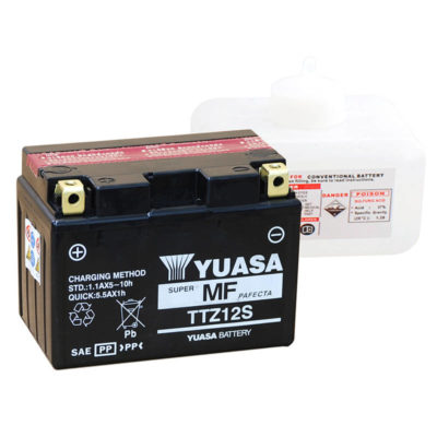 Batterie YTZ12S Yuasa avec pack acide (TTZ12S-BS)