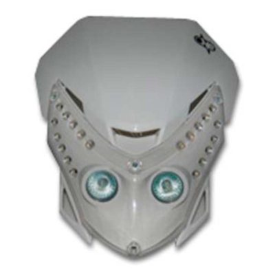 Tête de fourche halogen/LED blanc 2x12V/20W PRIX NET