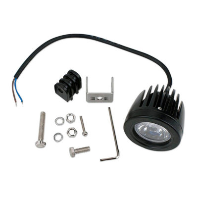 Double feux avant LED 12V 10W Ø57.5mm noir CE