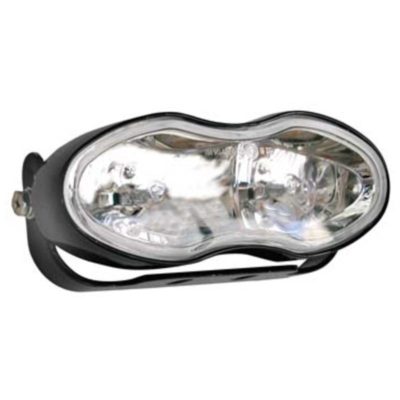Double feux avant noir (2x H3 12V55W) CE