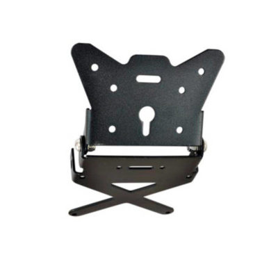 Support de plaque justable universel alu noir