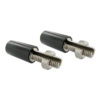 Rallongement de clignotant Ø14x28mm M8 Inox/alu (2pcs)