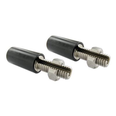 Rallongement de clignotant Ø14x28mm M8 Inox/alu (2pcs)