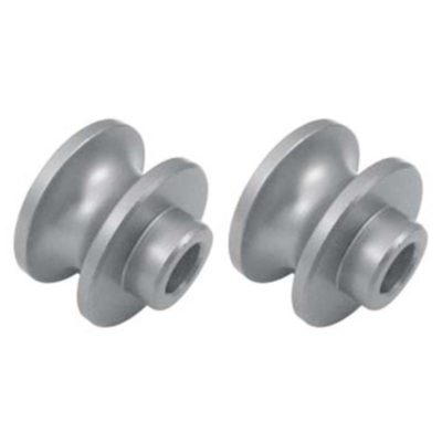 Diabolos de levage béquille alu silver M10x1.25mm (paire)