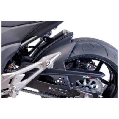 Garde-boue+pare-chaîne Puig Kawasaki Z 800 2013 -> noir mat