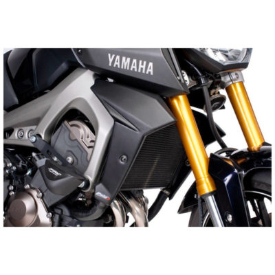 Caches avant latéral Puig MT-09 13 -> noir+autocollant (paire)