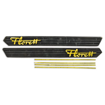 Gomme réservoir + emblème et décoration (paire) Kreidler Florett
