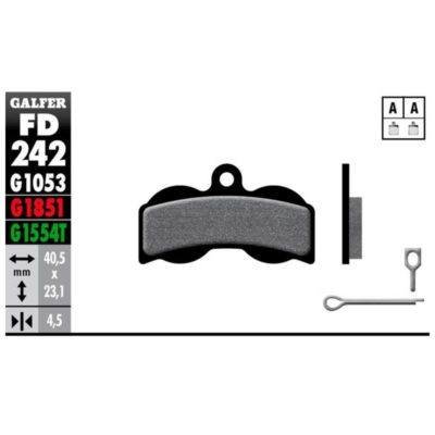 Plaquettes de frein vélo Galfer Bike Performance (HOPE)