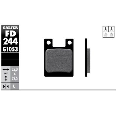 Plaquettes de frein vélo Galfer Bike Performance (HOPE)