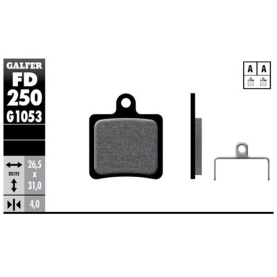 Plaquettes de frein vélo Galfer Bike Performance (HOPE)