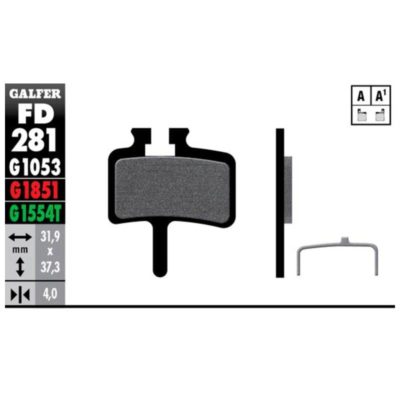 Plaquettes de frein vélo Galfer Bike pro (AVID, PROMAX)