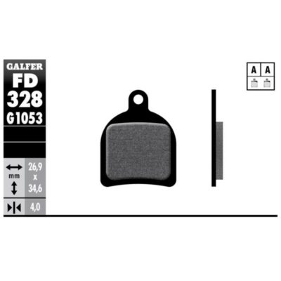 Plaquettes de frein vélo Galfer Bike advanced (HOPE)