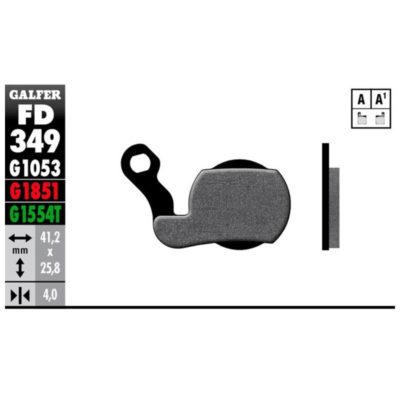 Plaquettes de frein vélo Galfer Bike Performance (MAGURA)