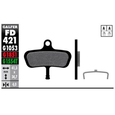 Plaquettes de frein vélo Galfer Bike pro (AVID)