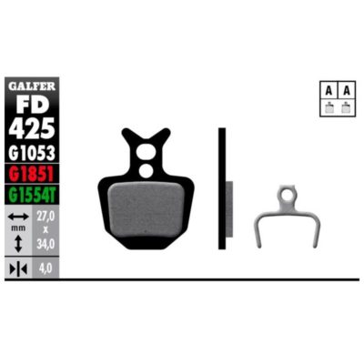 Plaquettes de frein vélo Galfer Bike pro (FORMULA)