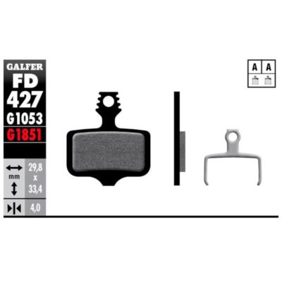 Plaquettes de frein vélo Galfer Bike pro (AVID, SRAM, TRICKSTUFF)