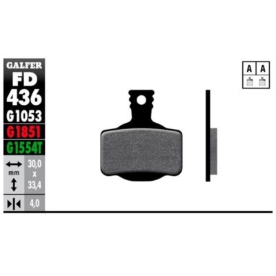 Plaquettes de frein vélo Galfer Bike pro (CAMPAGNOLO, MAGURA)