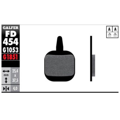 Plaquettes de frein vélo Galfer Bike advanced (TEKTRO)