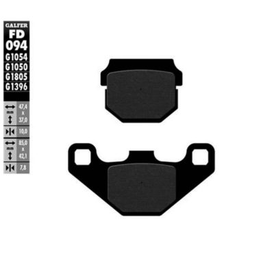 Plaquettes de frein Galfer semi-métal (paire)
